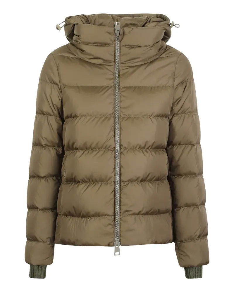 Herno Gesteppte Kapuzenjacke - Braun Braun