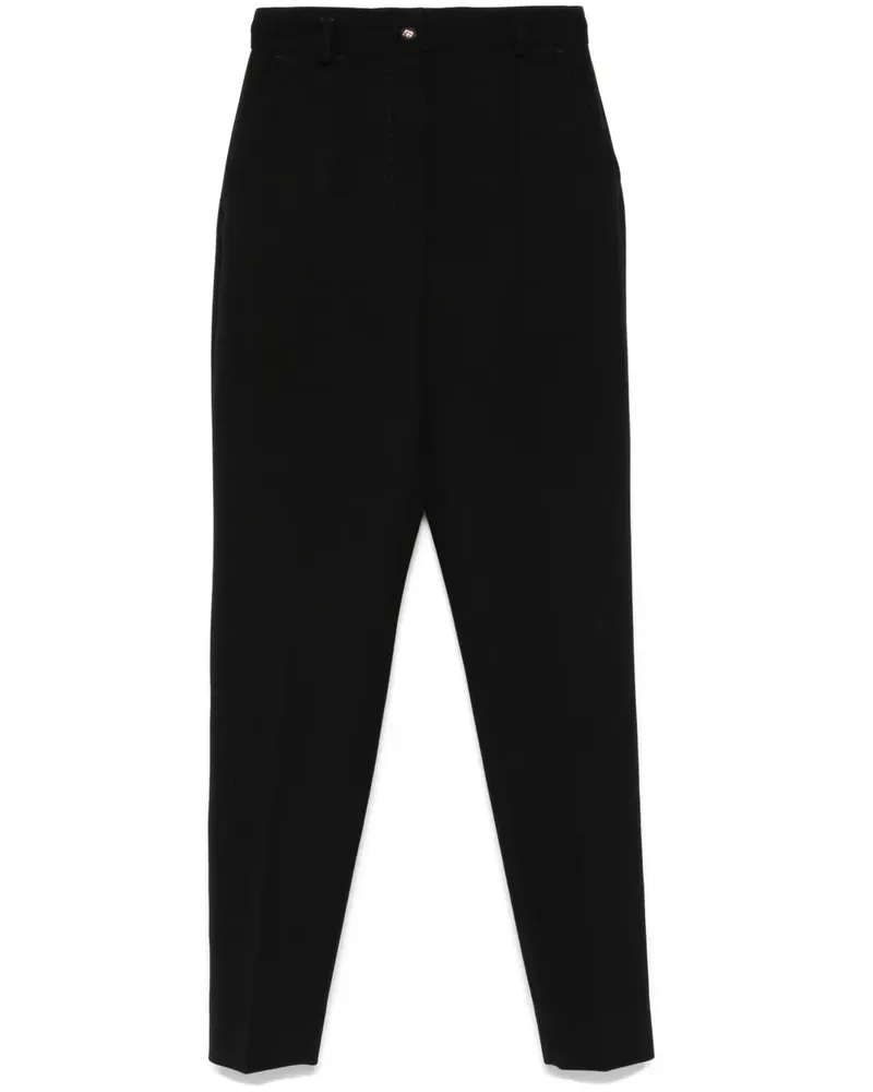 Dolce & Gabbana Hose aus Wolle - Schwarz Schwarz