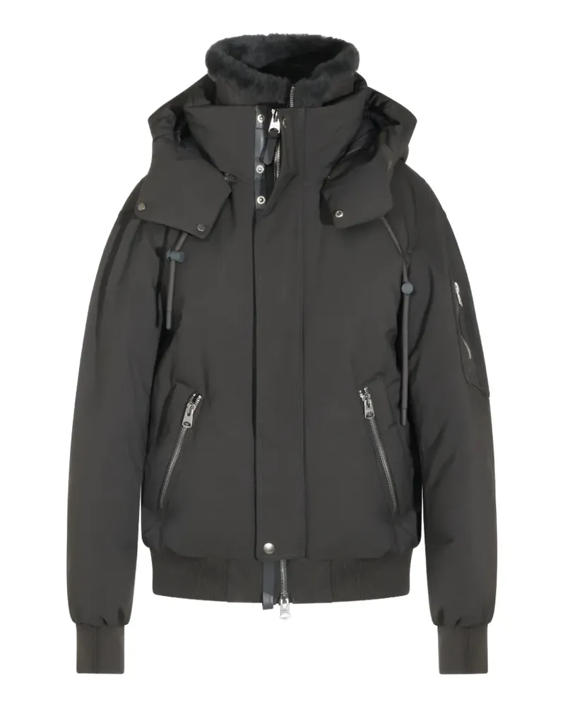 Mackage quilted-back hooded jacket - Grau Grau
