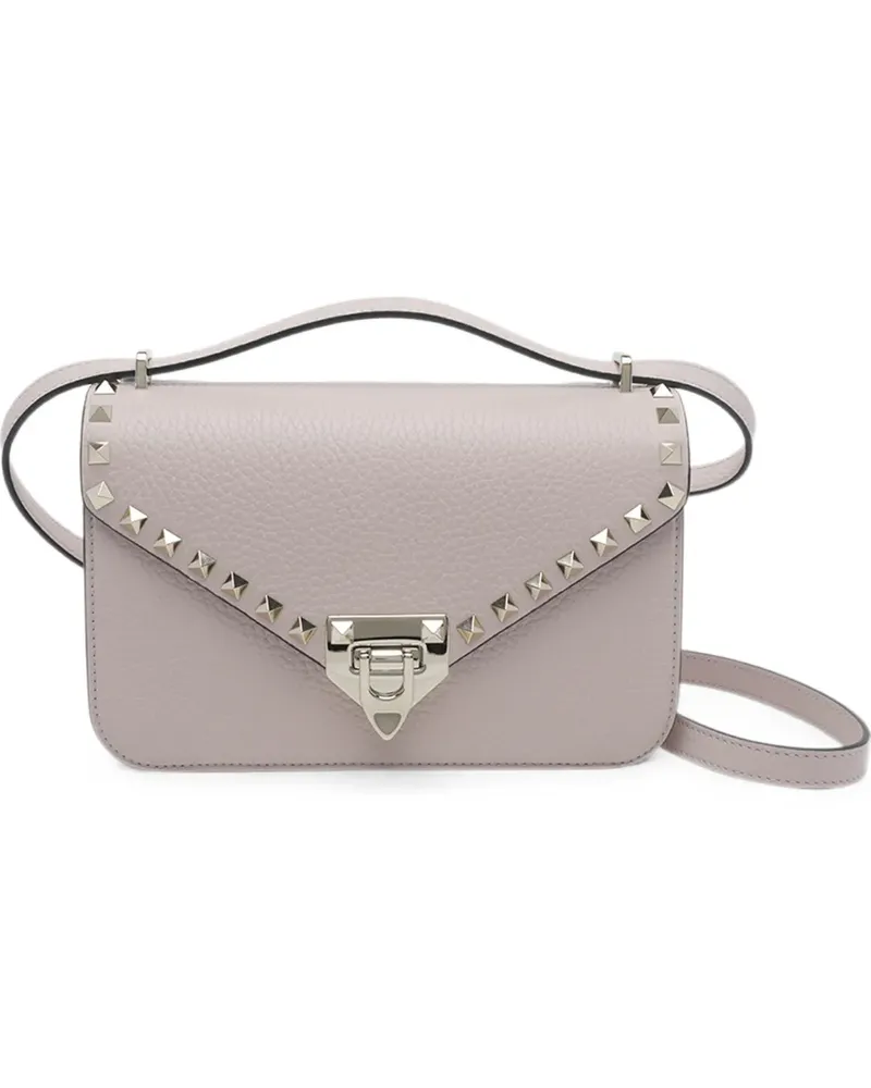 Valentino Garavani Rockstud leather shoulder bag - Violett Violett