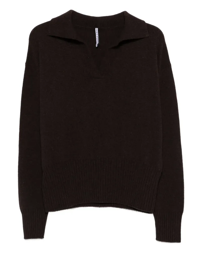 Liviana Conti Pullover mit Polokragen - Braun Braun