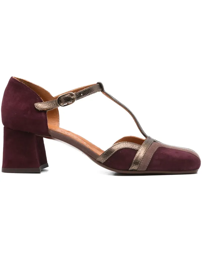 Chie Mihara Pumps mit Blockabsatz 60mm - Rot Rot