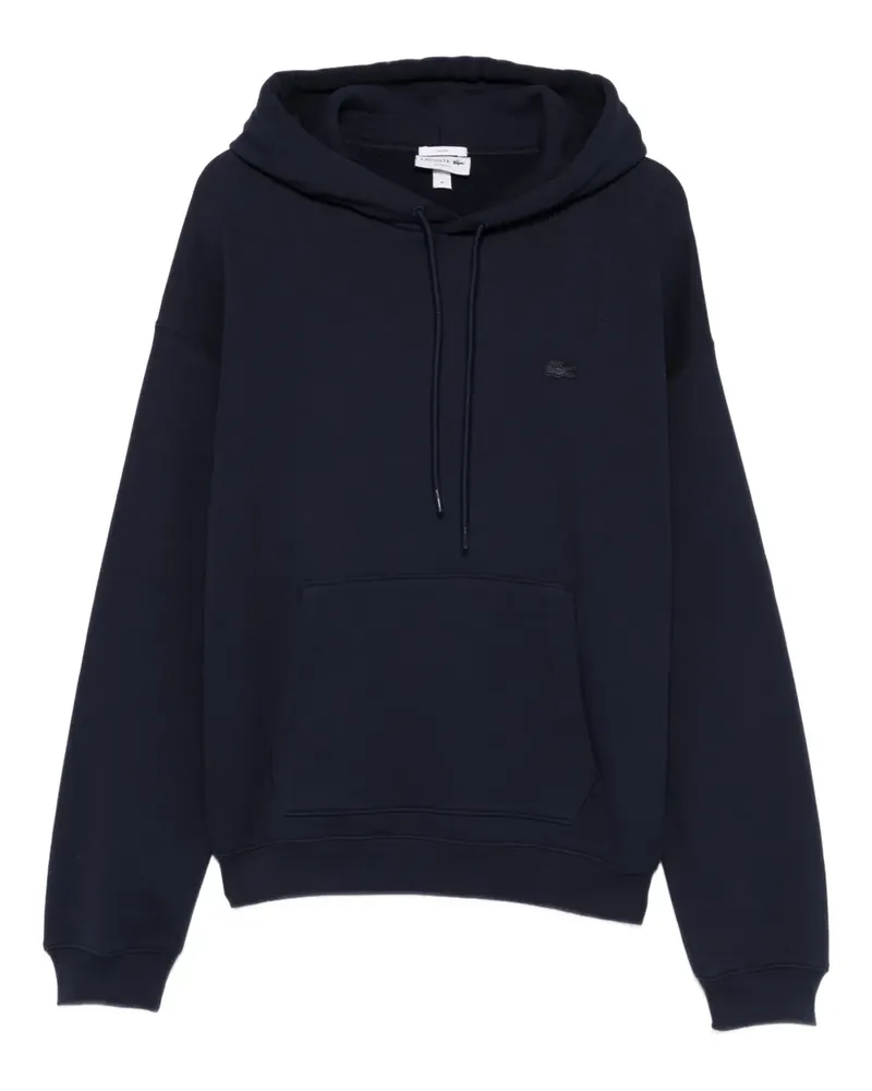 Lacoste Hoodie mit Logo-Patch - Blau Blau