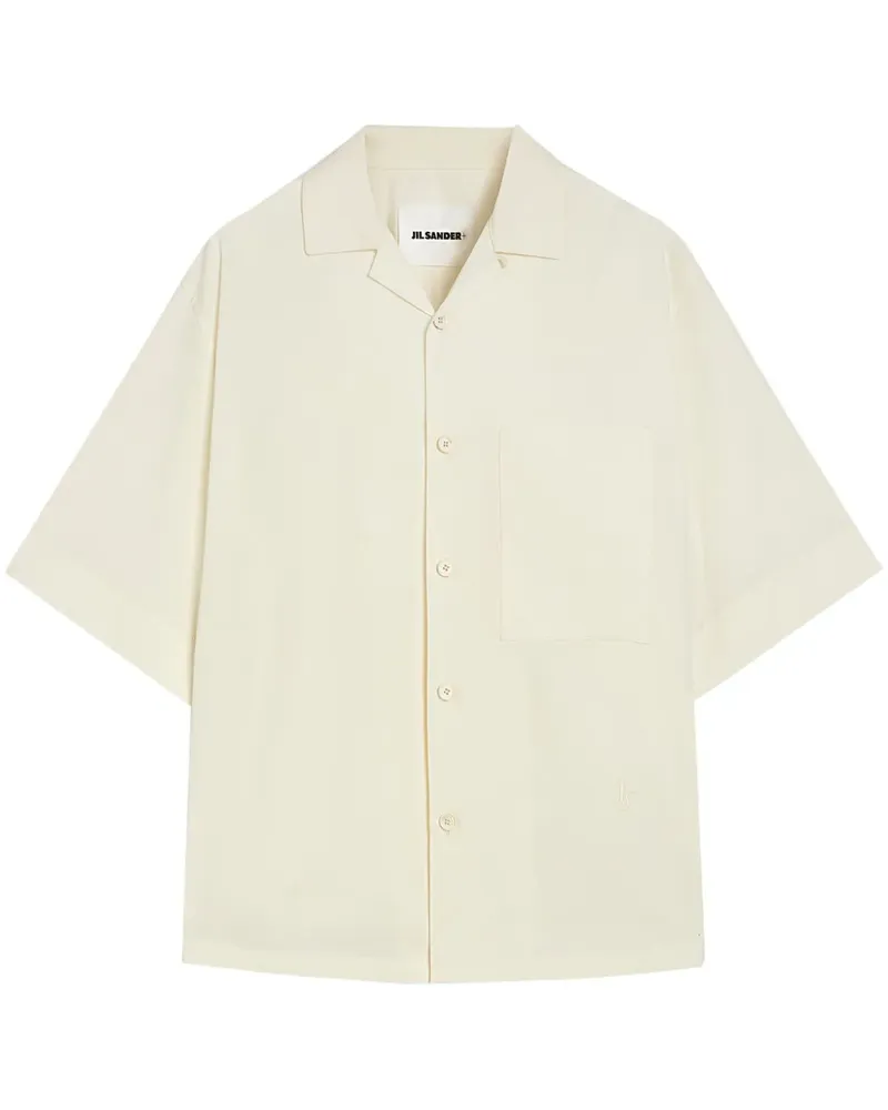 Jil Sander Klassisches Hemd - Weiß Weiß