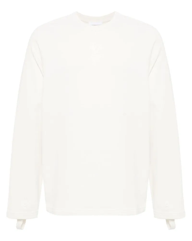 Helmut Lang Pullover mit rundem Ausschnitt Nude