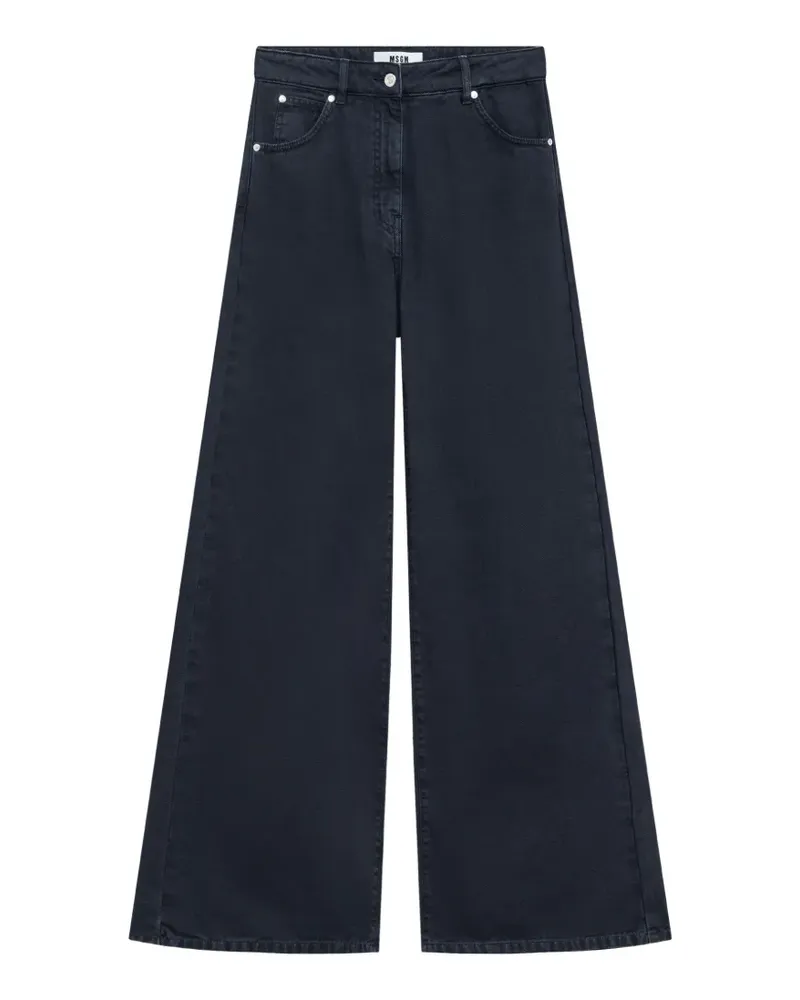 MSGM Jeans mit weitem Bein - Blau Blau