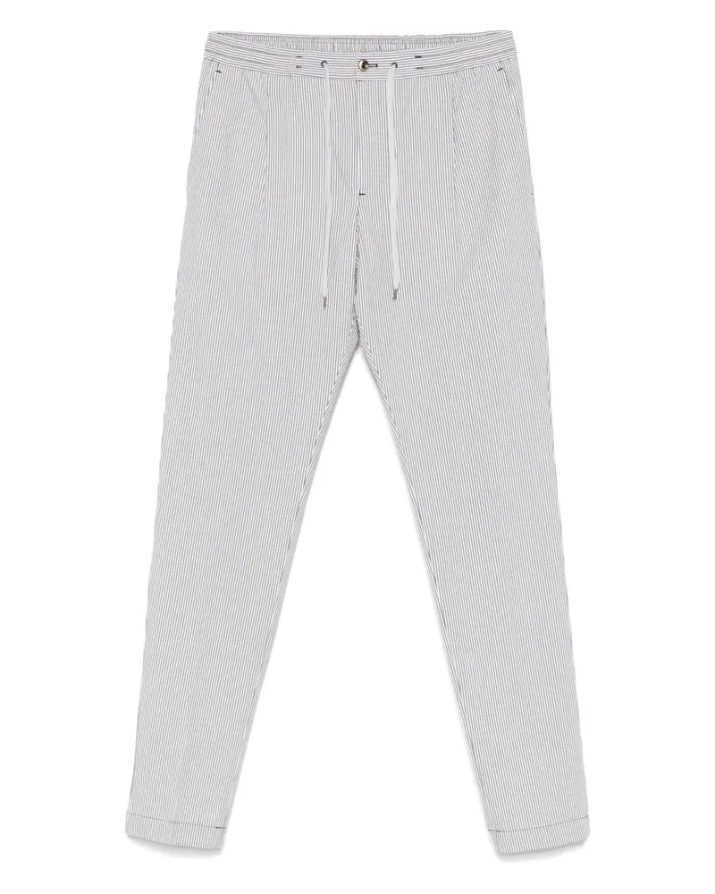 PT TORINO Gestreifte Hose - Blau Blau