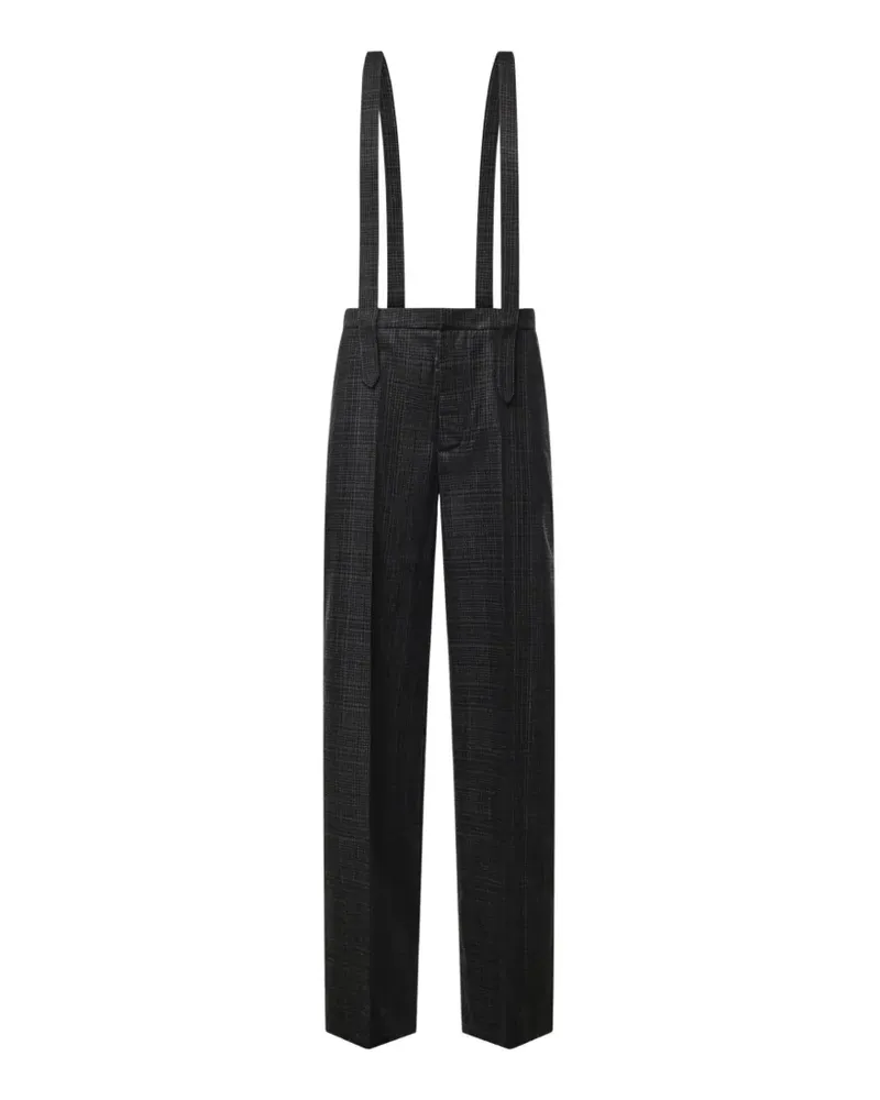 Dondup Hose mit kariertem Print - Grau Grau