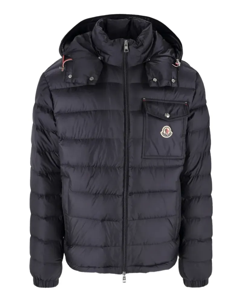 Moncler quilted hooded jacket - Schwarz Schwarz