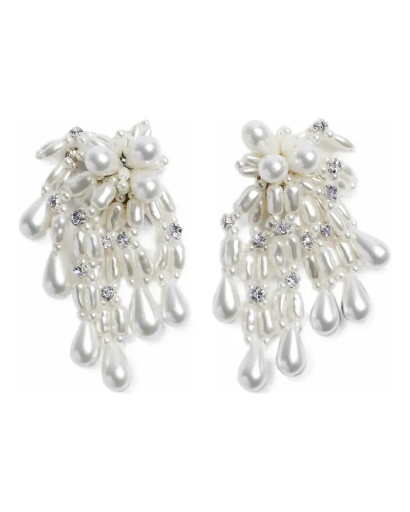 Simone Rocha Wilted Chandelier Ohrringe - Weiß Weiß