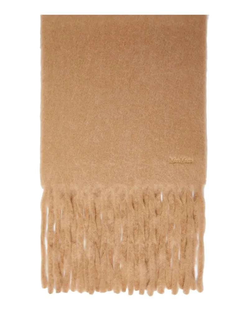 Max Mara Osso fringed scarf - Nude Nude