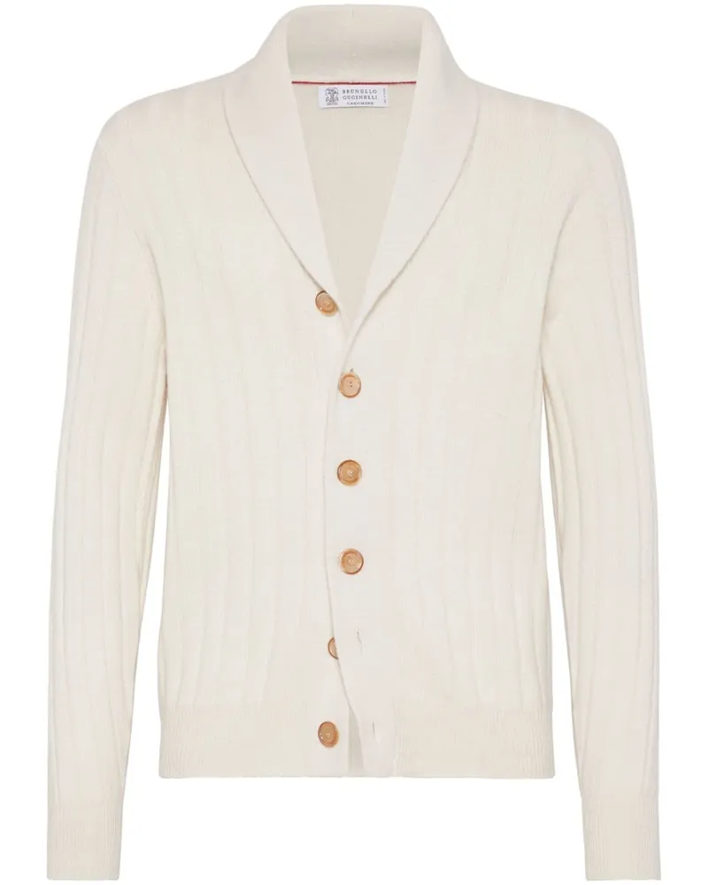 Brunello Cucinelli Cardigan aus Kaschmir - Nude Nude