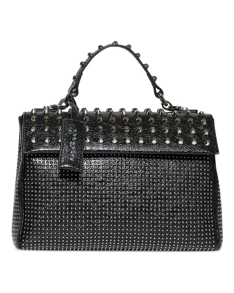 John Richmond Tasche mit Nieten - Schwarz Schwarz