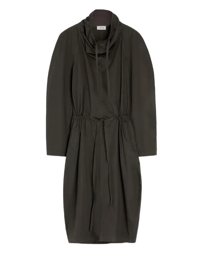 Christophe Lemaire Vareuse Midikleid mit Raglanärmeln - Braun Braun