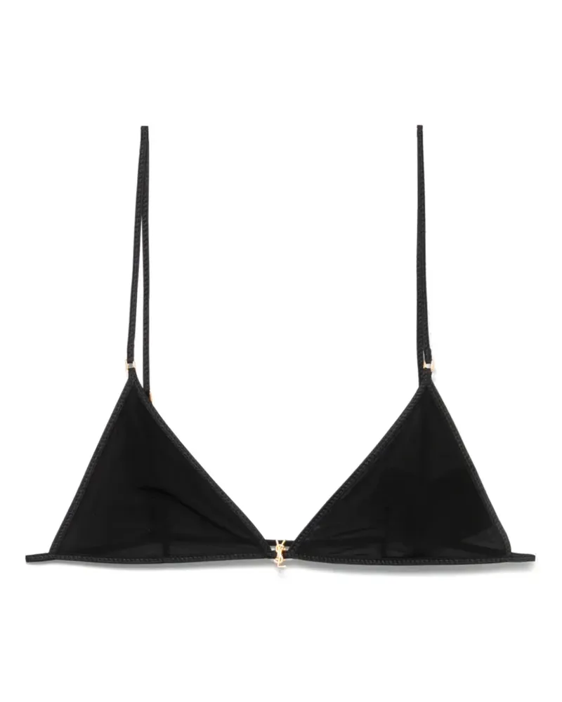 Saint Laurent Triangel-BH - Schwarz Schwarz