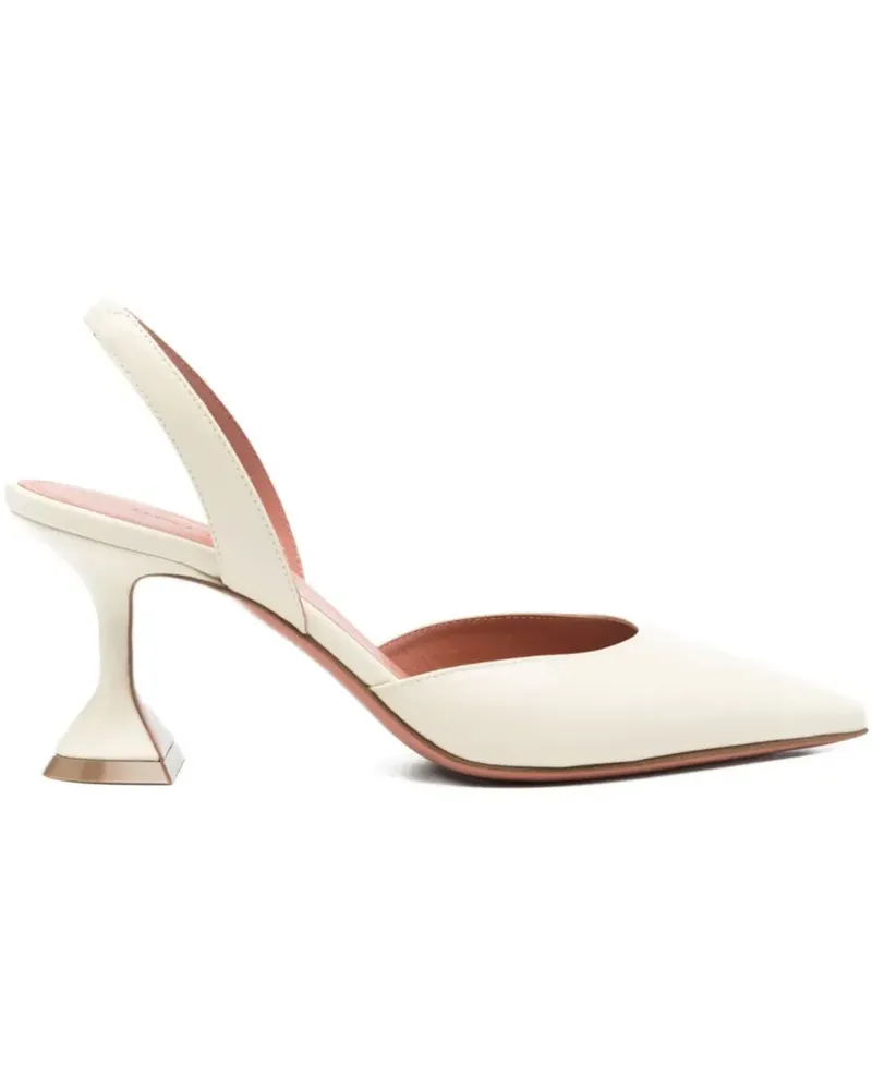 Amina Muaddi Holli Pumps 90mm - Nude Nude