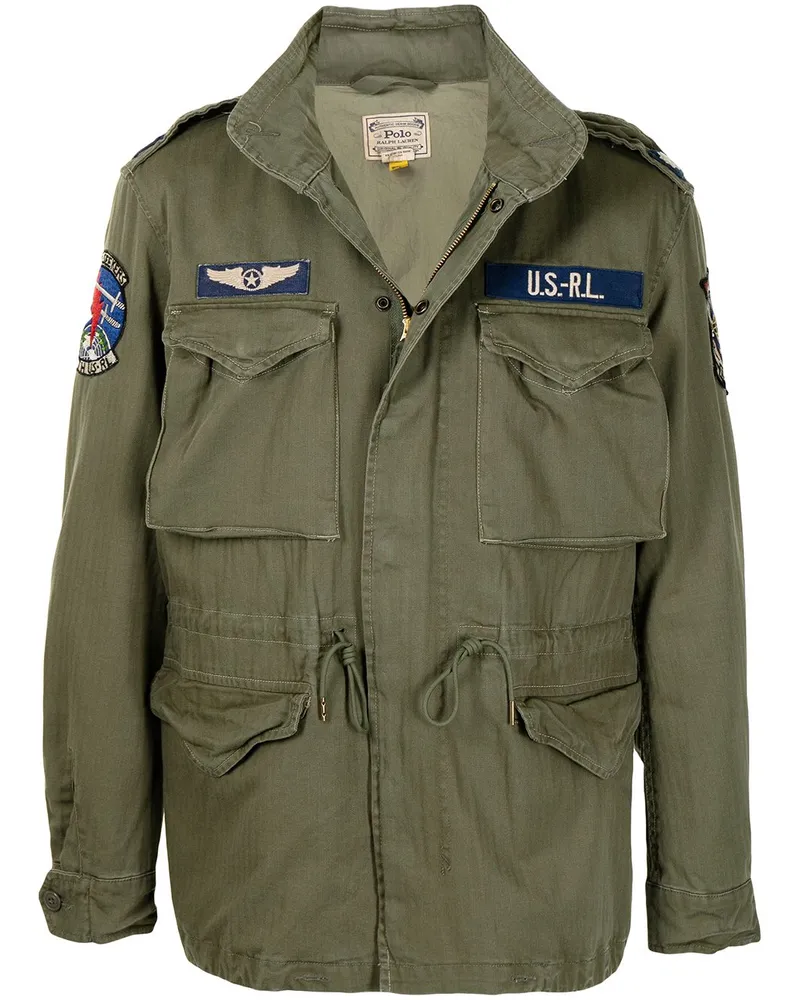 Ralph Lauren Jacke im Utility-Look - Grün Grün