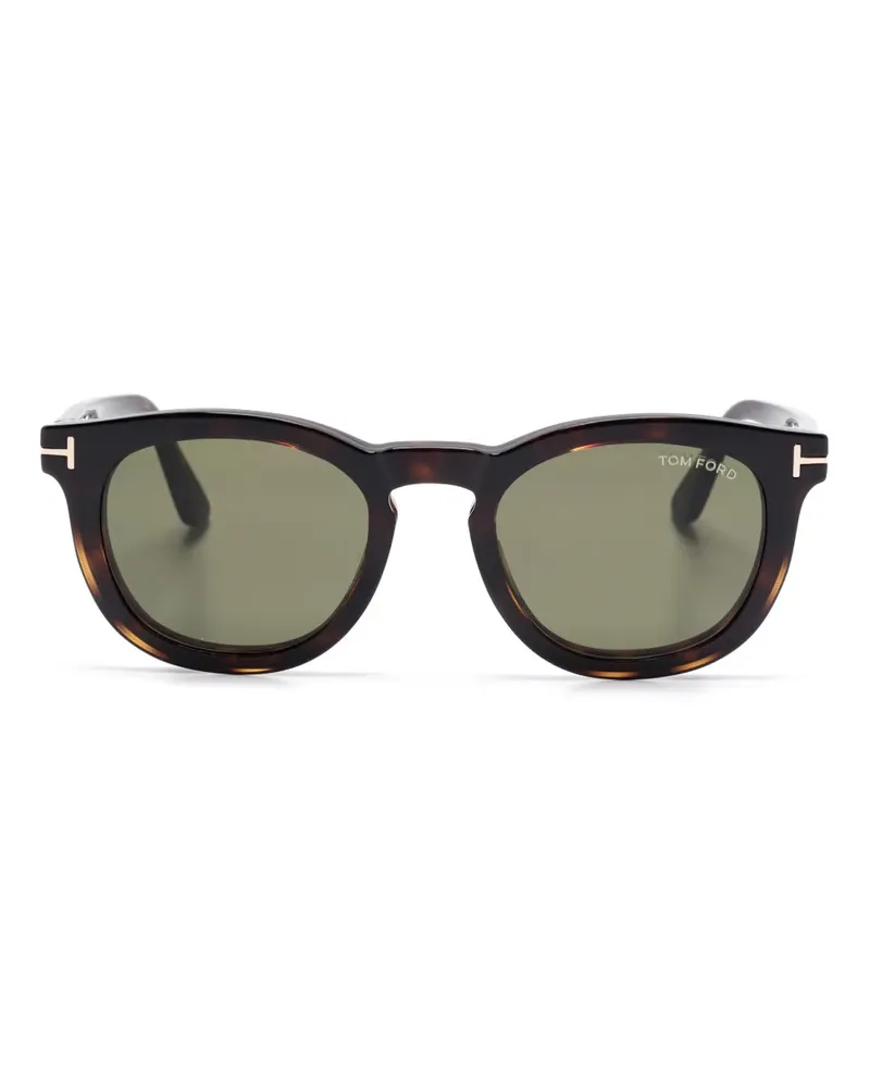 Tom Ford Brille im Panto-Design - Braun Braun