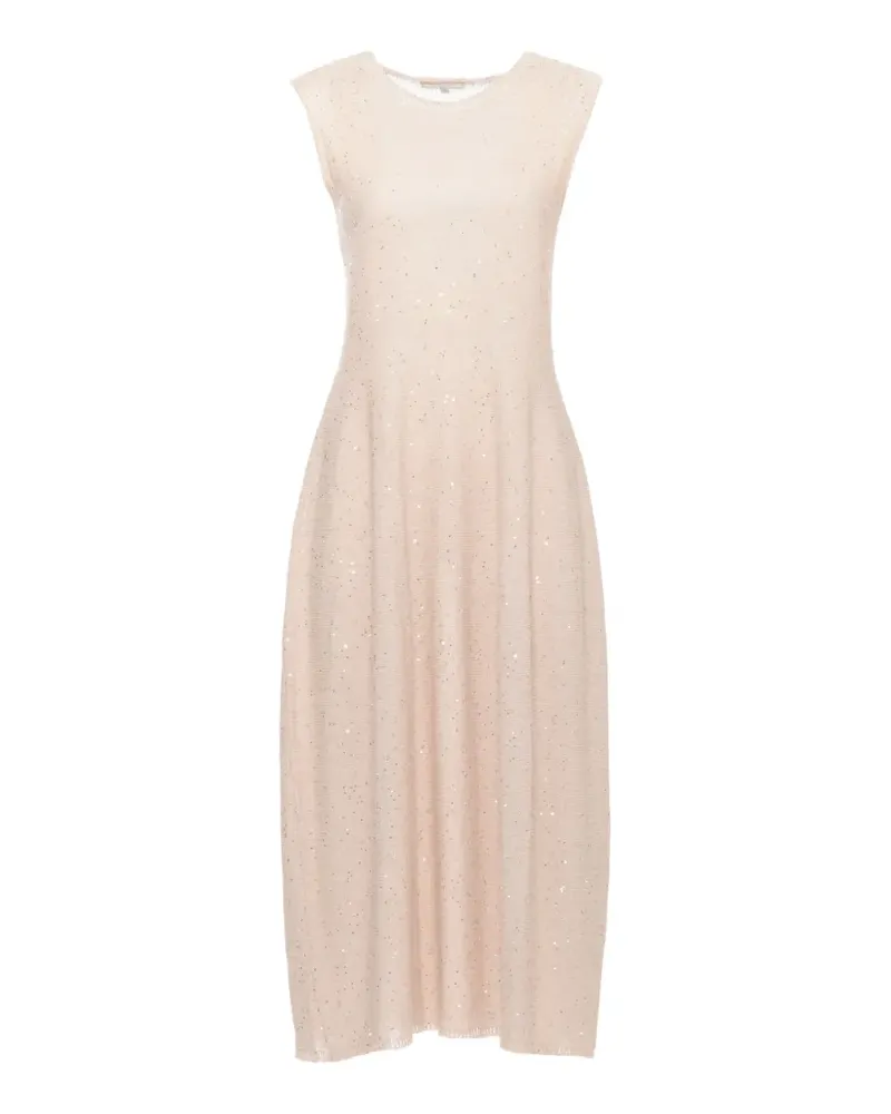 Antonelli Firenze sequin-embellished midi dress - Nude Nude