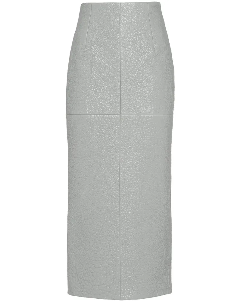Prada Midirock aus Nappaleder - Grau Grau