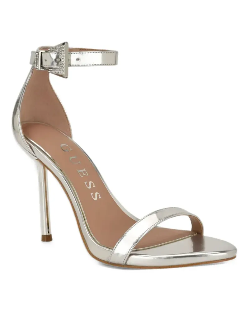 Guess Sandalen mit verzierter Schnalle - Silber Silber