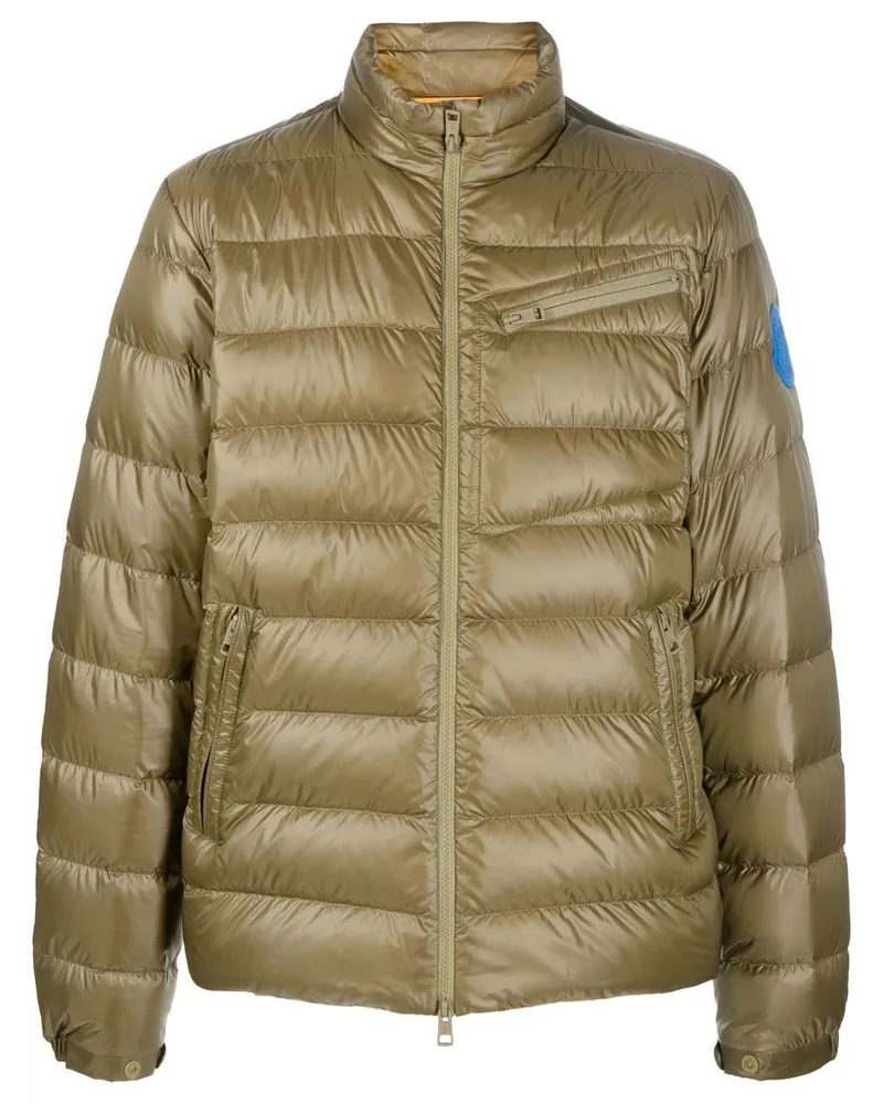 Moncler Gefütterte Jacke mit Reißverschluss - Grün Grün
