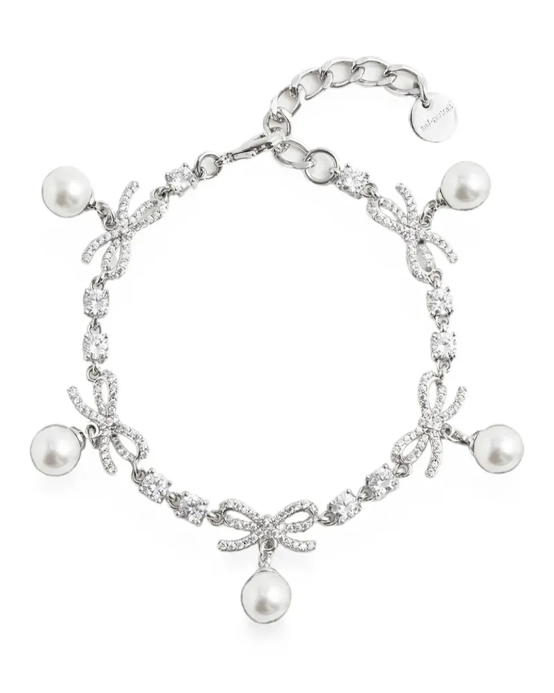 Self-Portrait Armband mit Schleife - Silber Silber