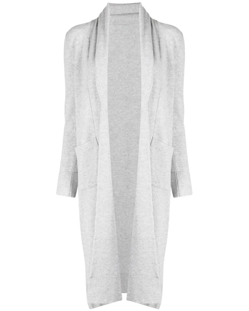 Teddy Cashmere Offener Venezia Kaschmircardigan - Grau Grau