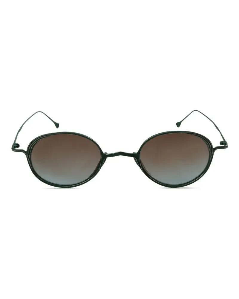 RIGARDS oval-frame tinted sunglasses - Grün Grün