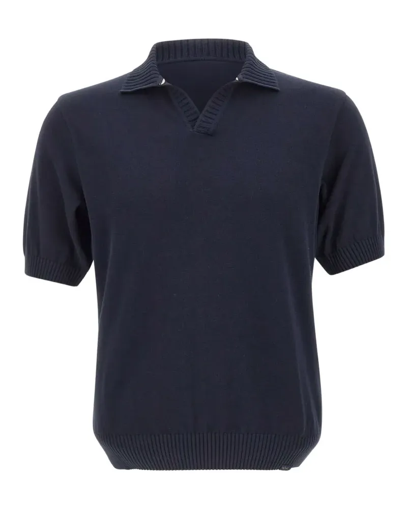 Paul & Shark Poloshirt mit offenem Kragen - Blau Blau