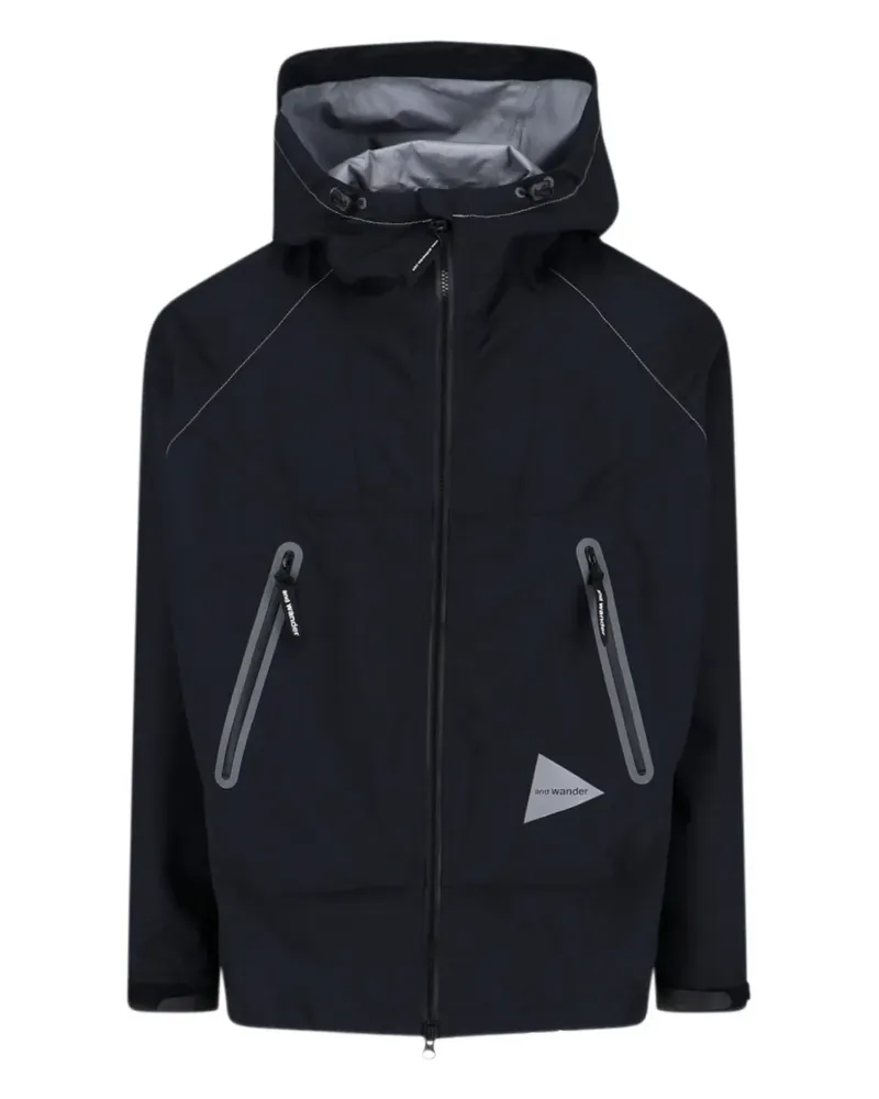 and wander Pertex Shield Jacke - Schwarz Schwarz