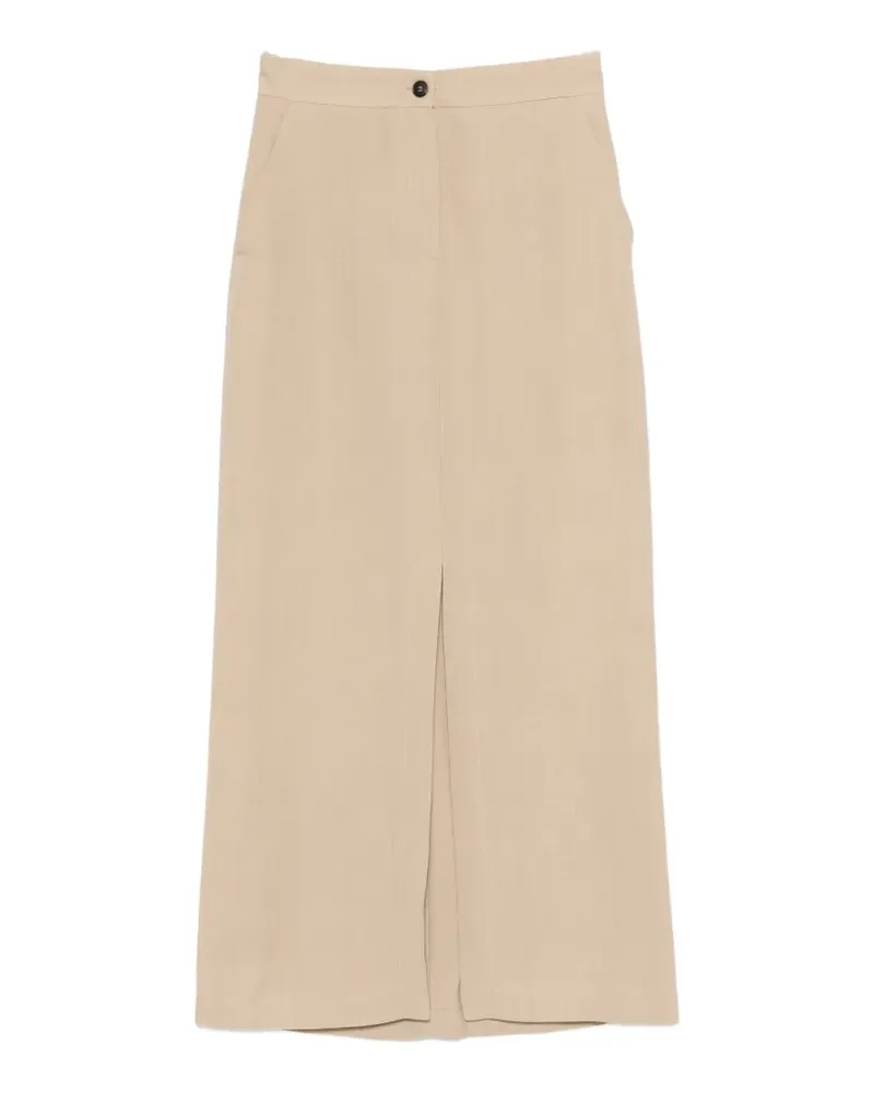 Antonelli Firenze Jamie button slit skirt - Nude Nude