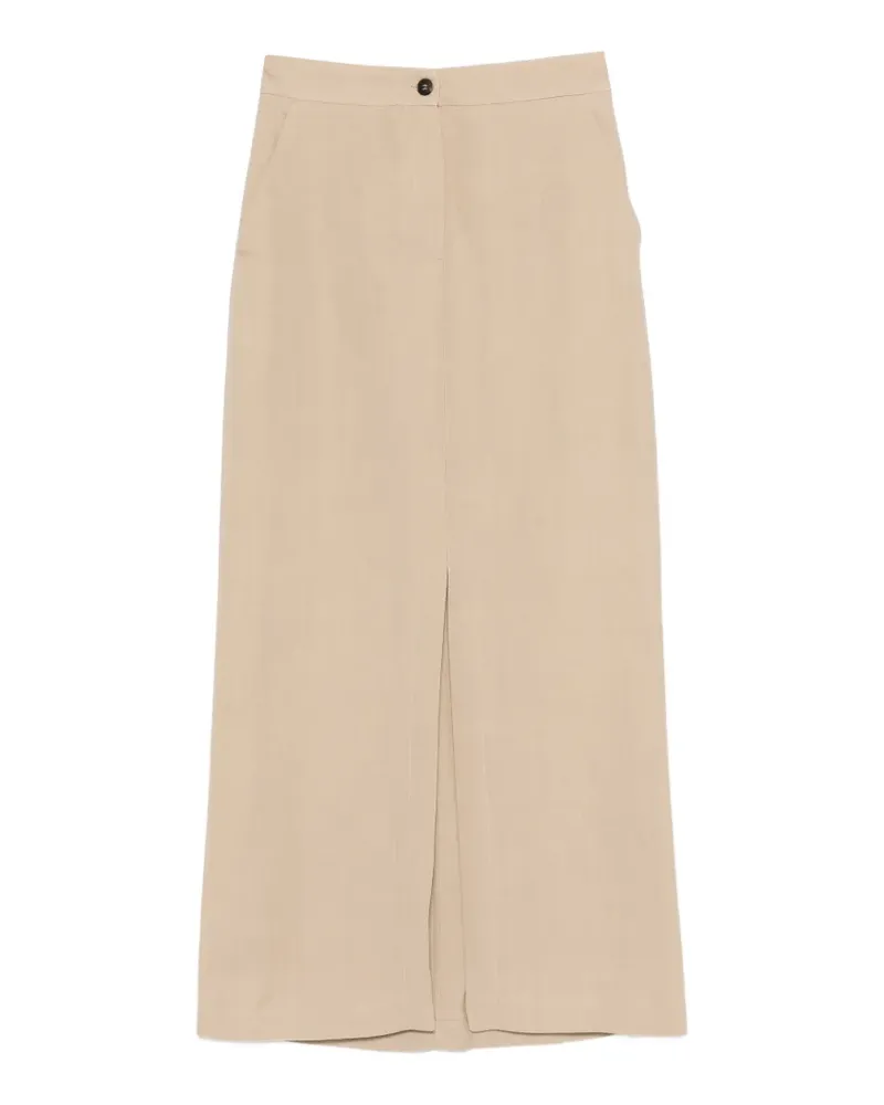 Antonelli Firenze Jamie button slit skirt - Nude Nude