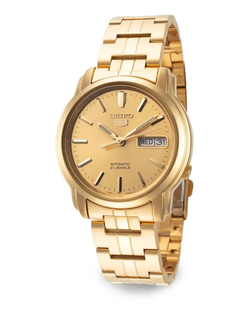 Seiko Series 5 43mm watch - Gold Gold