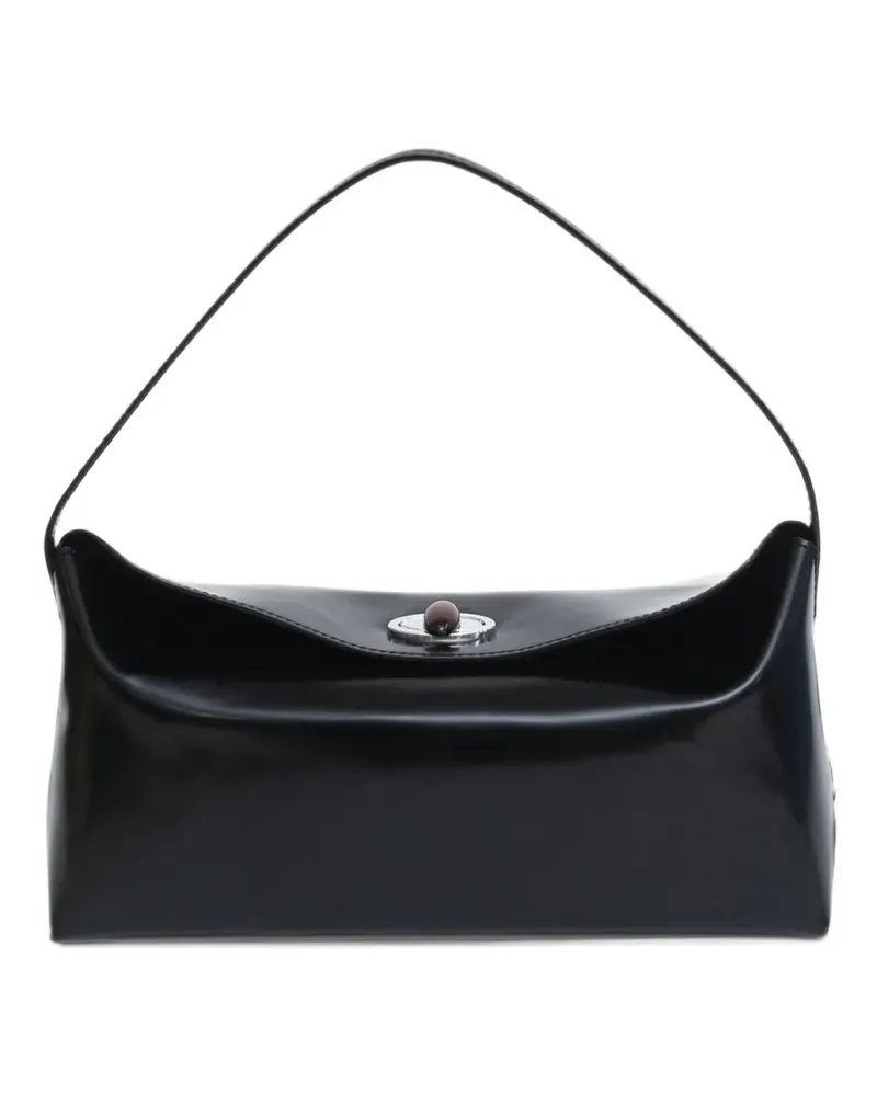 Christopher Esber Doba Quartz Schultertasche mit Drehverschluss - Schwarz Schwarz