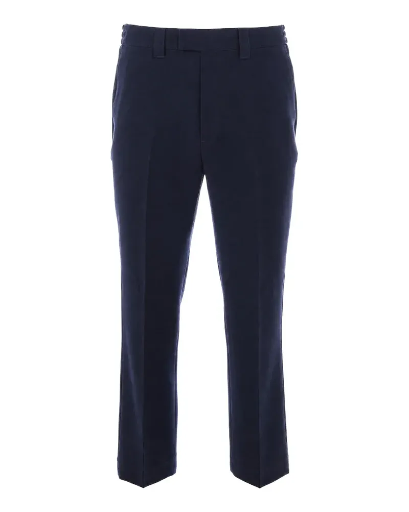 Paolo Pecora Milano Klassische Hose mit Bügelfalten - Blau Blau