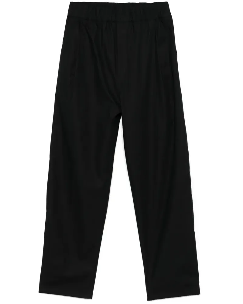 Laneus Hose mit elastischem Bund - Schwarz Schwarz