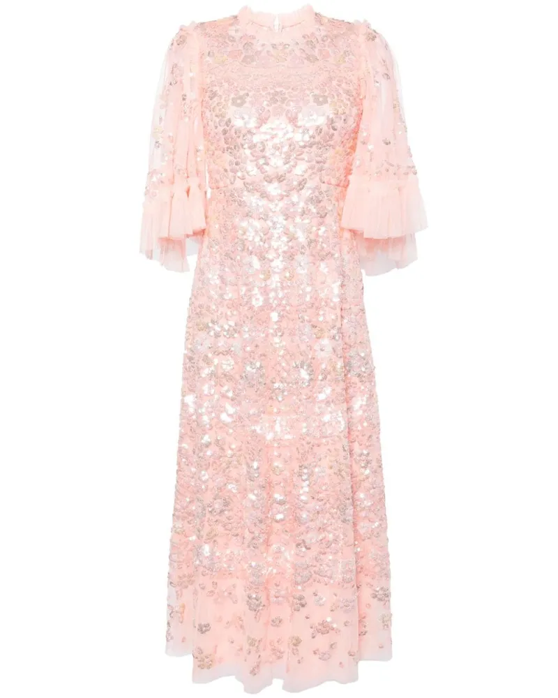 Needle & Thread Garden Delight Kleid mit Pailletten - Rosa Rosa