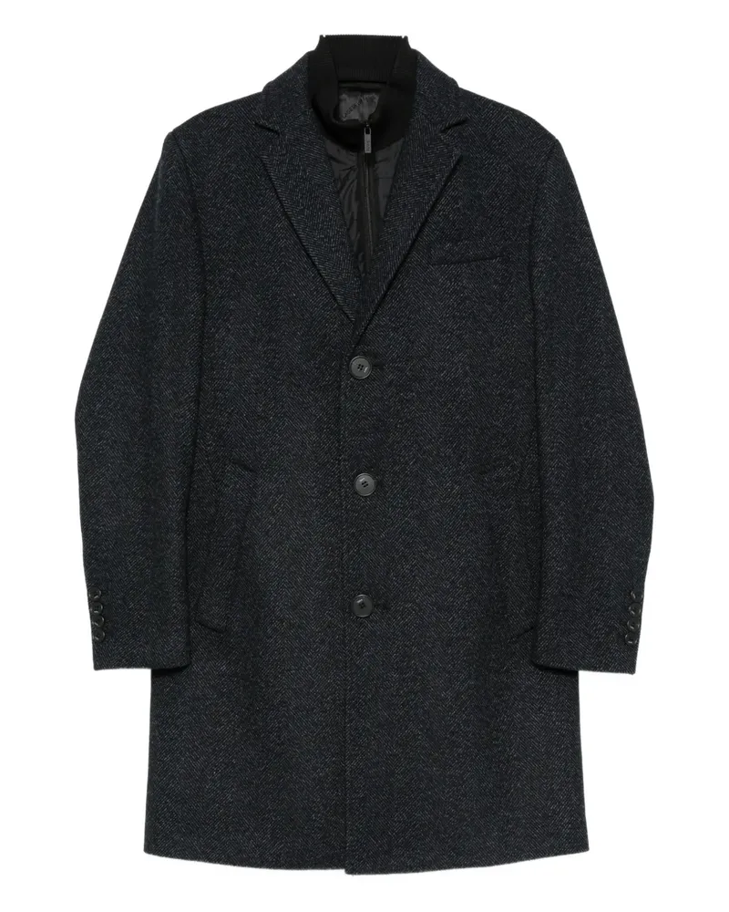 Karl Lagerfeld Einreihiger Mantel - Blau Blau