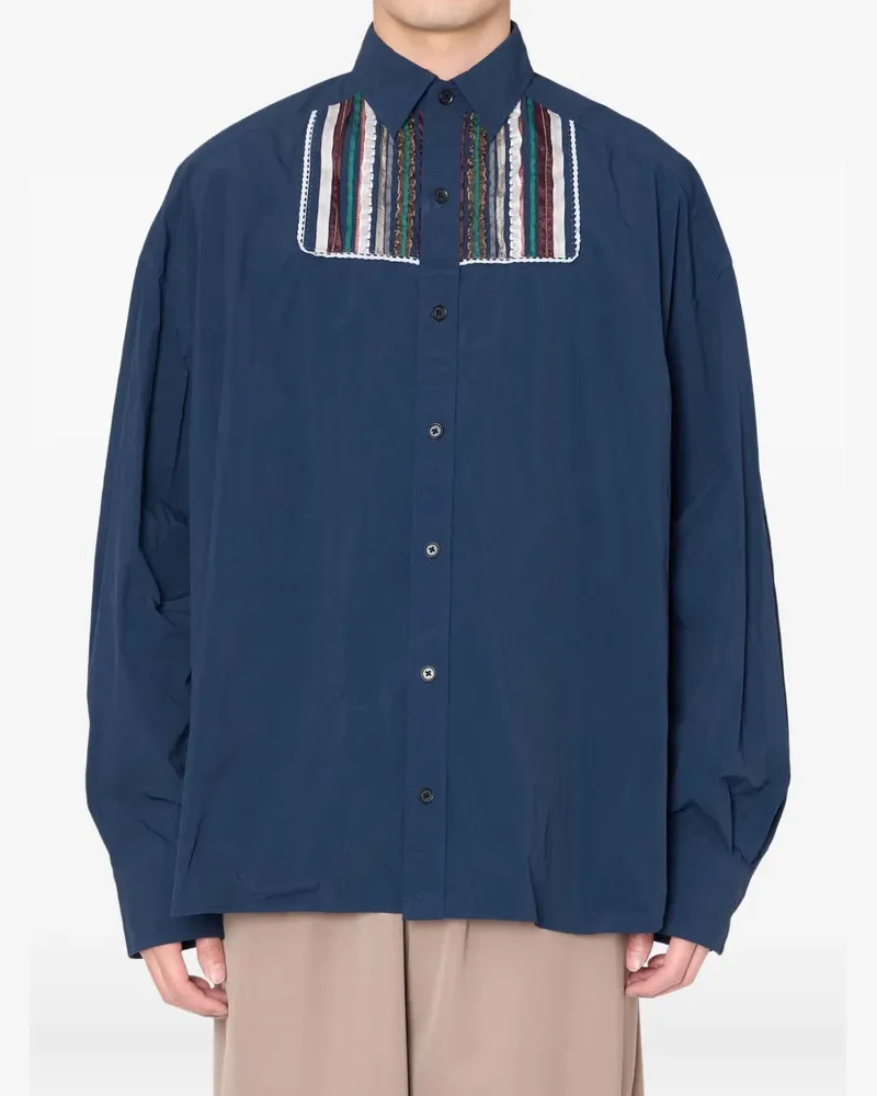 kolor Hemd mit Riemendetail - Blau Blau