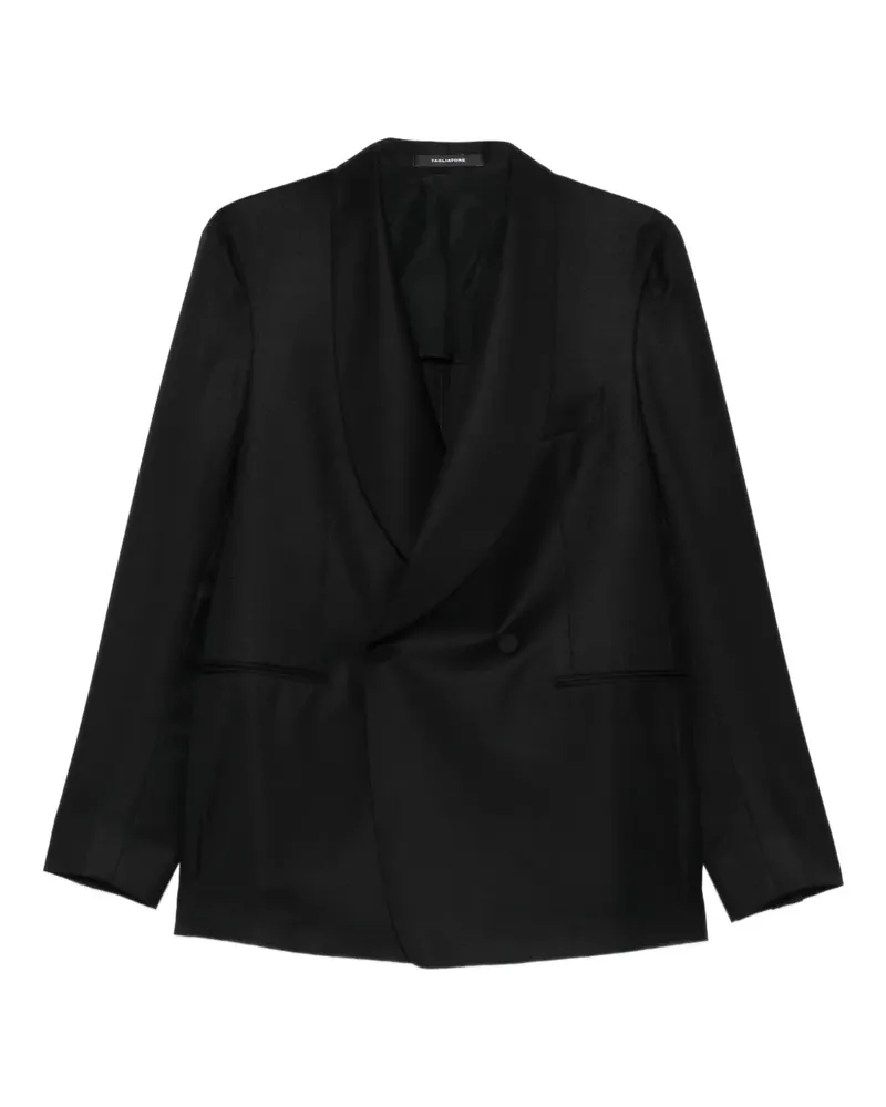 Tagliatore Doppelreihiges Sakko - Schwarz Schwarz