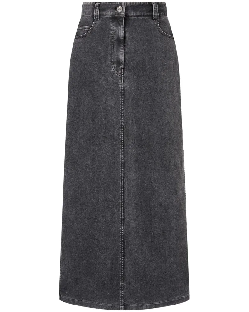 STUDIO TOMBOY Maxirock aus Cord - Grau Grau