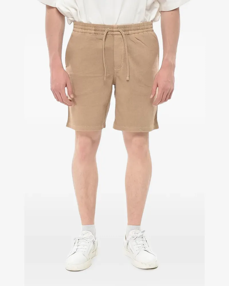 Ralph Lauren logo-embroidered drawstring shorts - Nude Nude