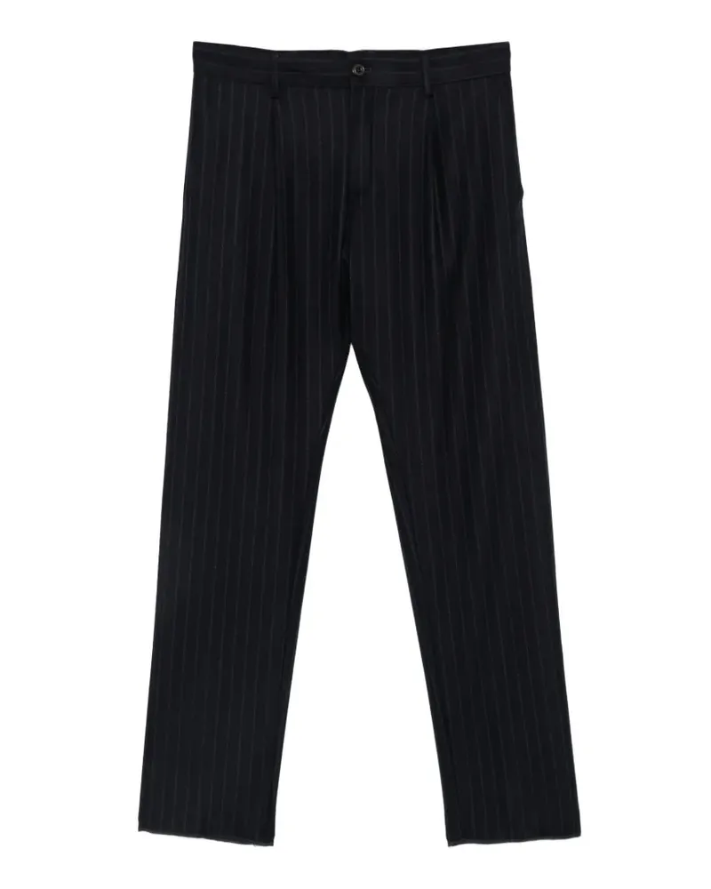 Paul & Shark Bundfaltenhose mit Nadelstreifen - Blau Blau