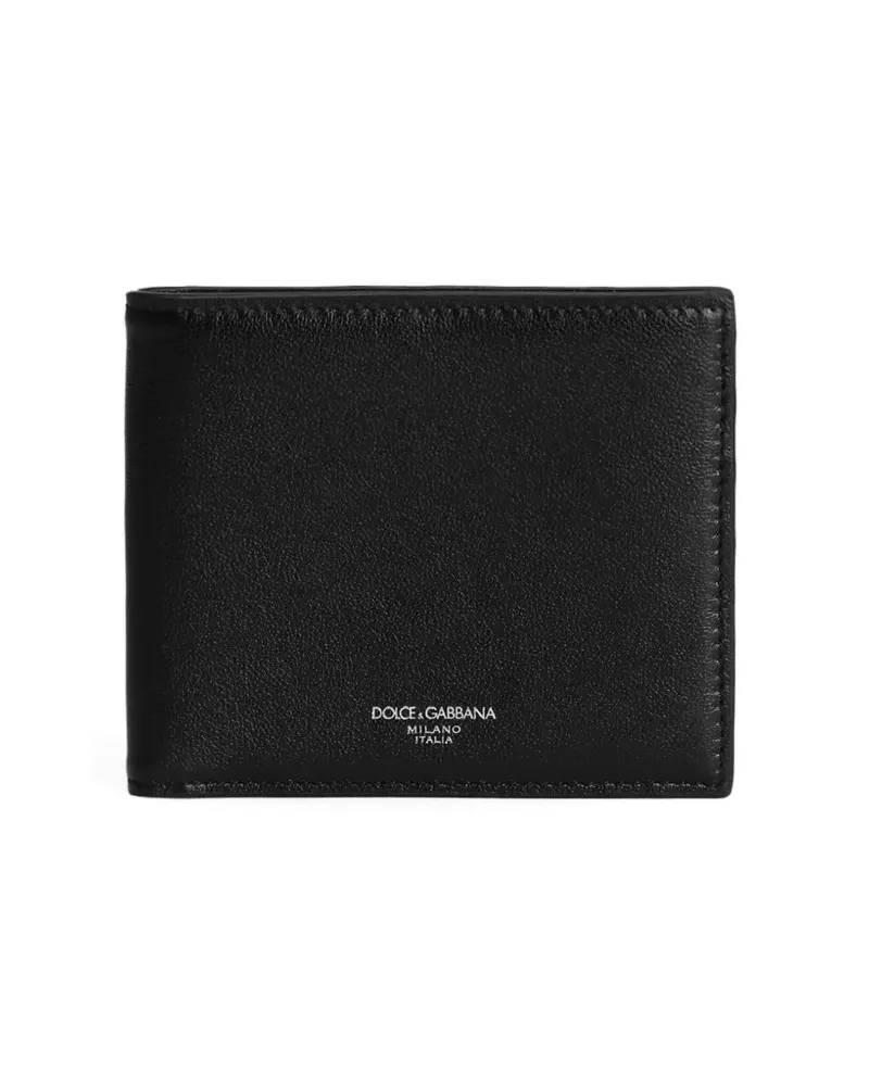 Dolce & Gabbana Portemonnaie mit Logo-Print - Schwarz Schwarz
