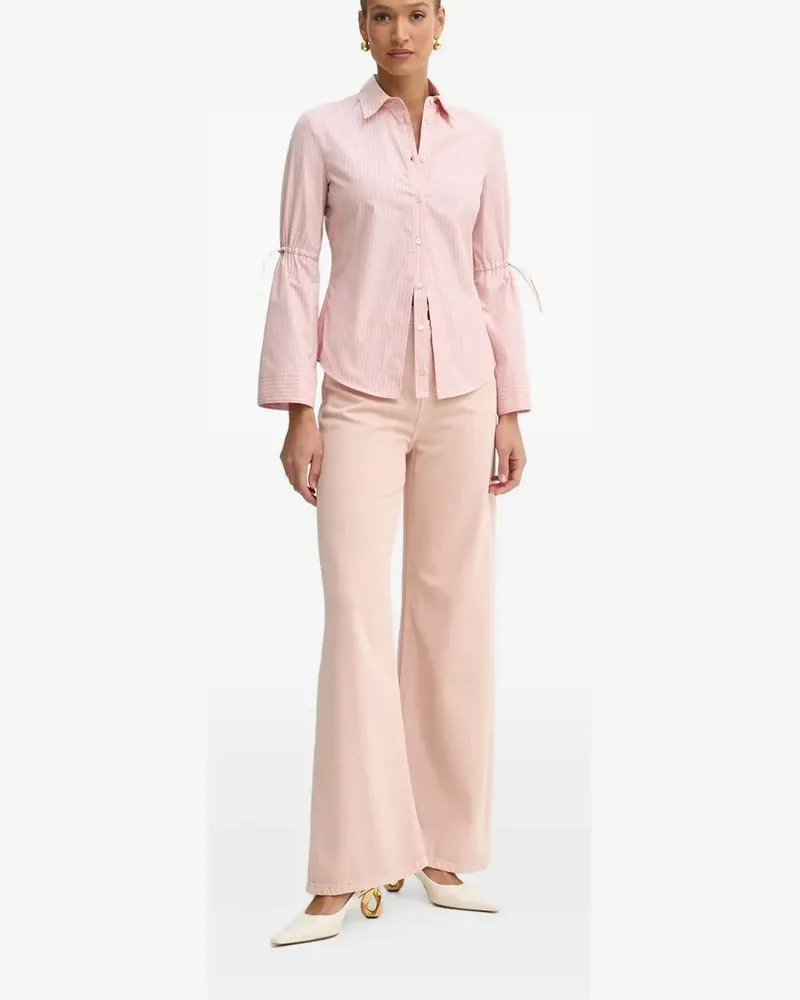 Guess Jeans mit Logo-Patch - Rosa Rosa