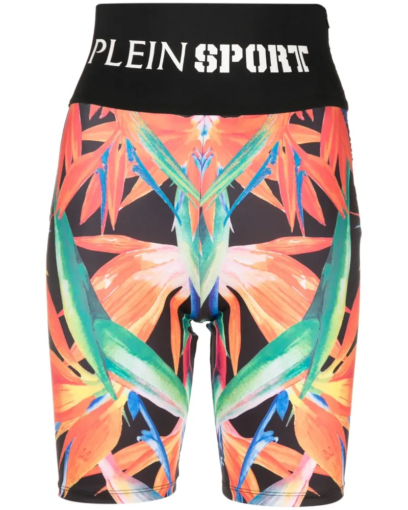 Philipp Plein Shorts mit grafischem Print - Schwarz Schwarz