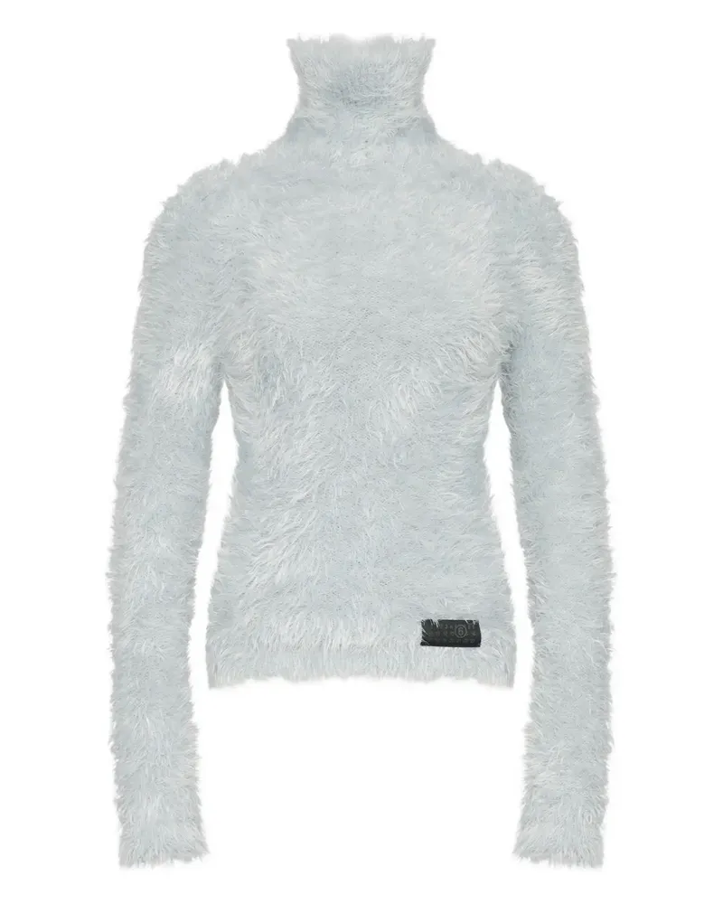 Maison Margiela Pullover mit Stehkragen - Blau Blau