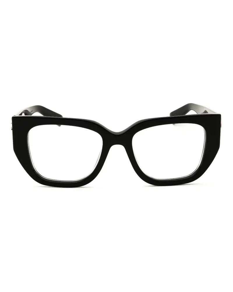 Gucci Brille mit Cat-Eye-Gestell - Schwarz Schwarz