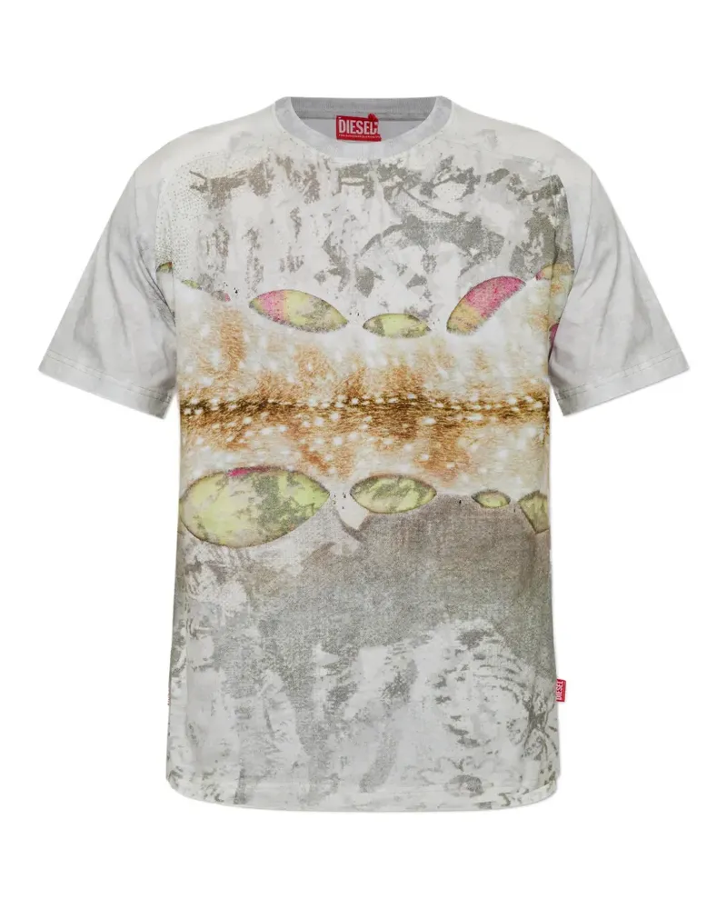 Diesel T-Clintin printed T-shirt - Grau Grau